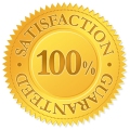 100% satisfaction guarantee